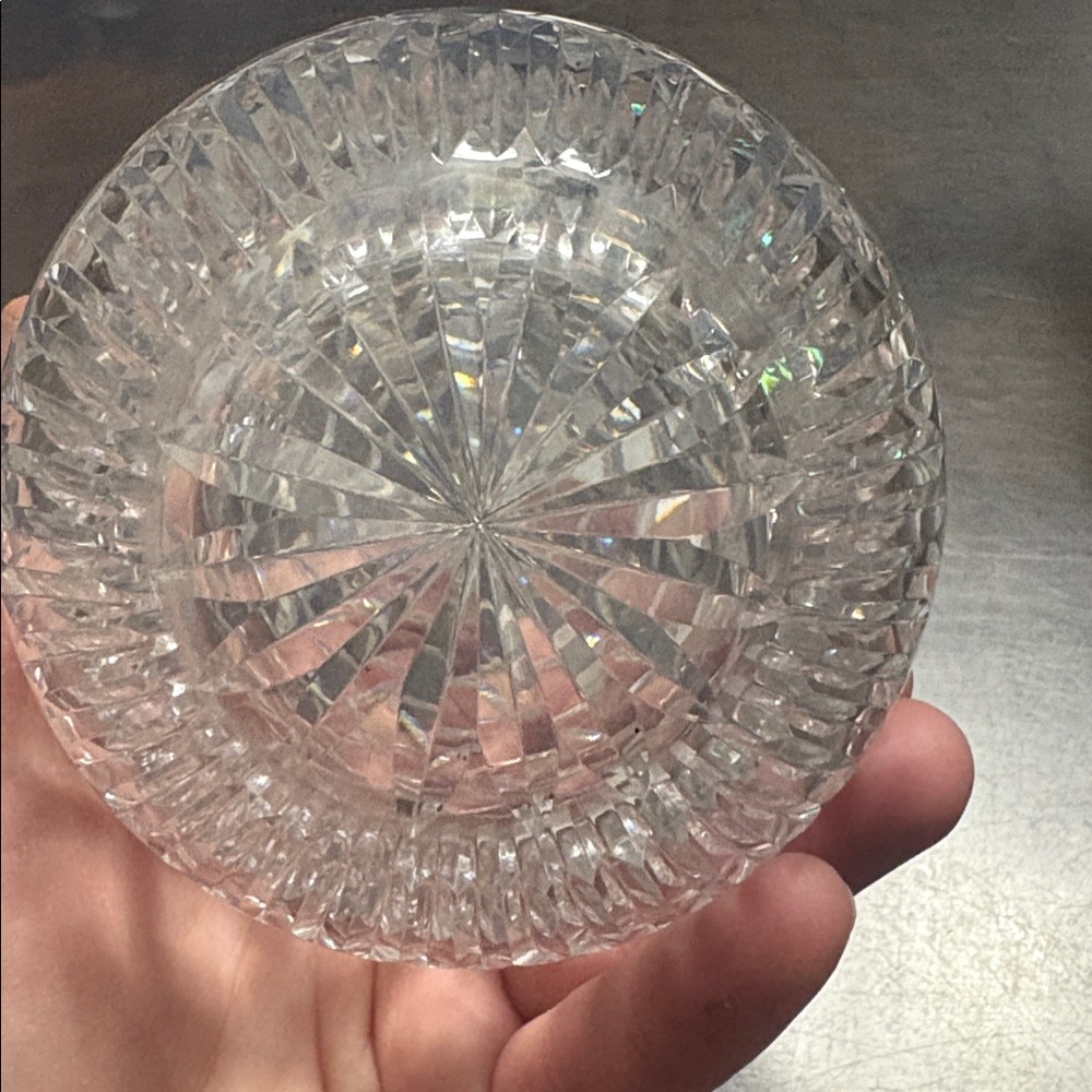 Waterford glass vase 7” tall - Picture 5 of 8
